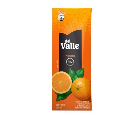 JUGO  DEL VALLE NARANJA TETRA 200ML