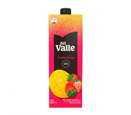 JUGO DEL VALLE FRUTILLA MANGO 1LITRO 