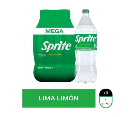 PACK SPRITE SIN AZUCAR 1L