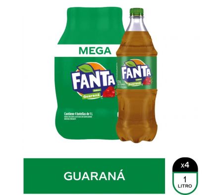 PACK FANTA GUARANA 1L