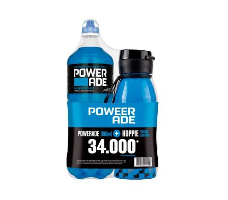 BEBIDA ISOTONICA PWD MOUNTAIN BLAST 990ML + HOPPIE
