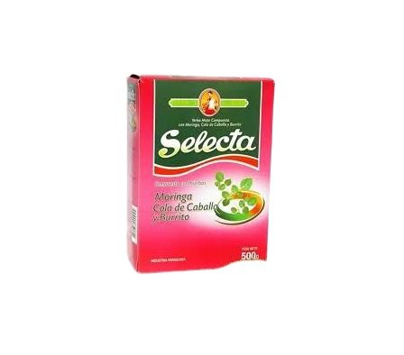 YERBA MATE SELECTA MORINGA 500GR