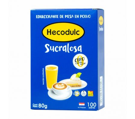 EDULCORANTE HECODULC SUCRALOSA 100 SOBRES