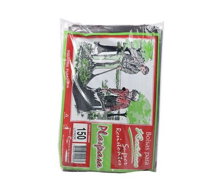 BOLSA PLASPASA P/RESIDUO NEGRO 150LT