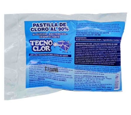 PASTILLA DE CLORO AL 90% 200G