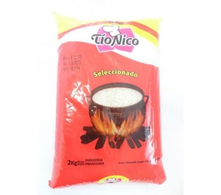 ARROZ TIO NICO ETIQUETA ROJO 2KL