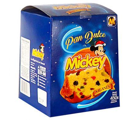 PAN DULCE MICKEY MILANES CAJA 450GR