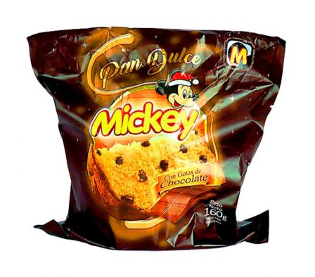 PAN DULCE MICKEY C/ CHOCOLATE 160GR