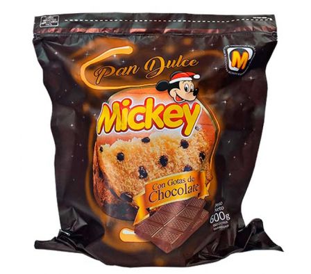 PAN DULCE MICKEY C/ CHOCOLATE 600GR