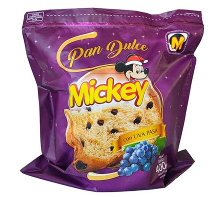 PAN DULCE MICKEY C/ UVA PASA 400GR