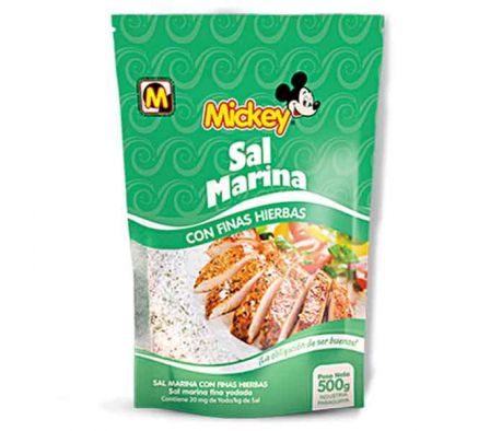 SAL MARINA MICKEY C/FINAS HIERBAS 500GR