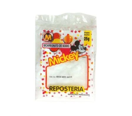 BICARBONATO DE SODIO MICKEY 25GR