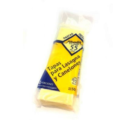 MASA PARA LASAGNA ALBERDIN 500GR