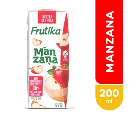 JUGO FRUTIKA MANZANA 200ML