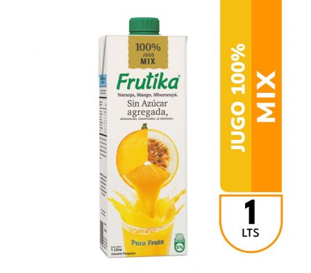 JUGO FRUTIKA SIN AZUCAR MIX 1LT