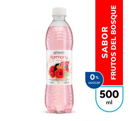 AGUA MINERAL SABORIZADA GENESIS HARMONY FRUTOS  50