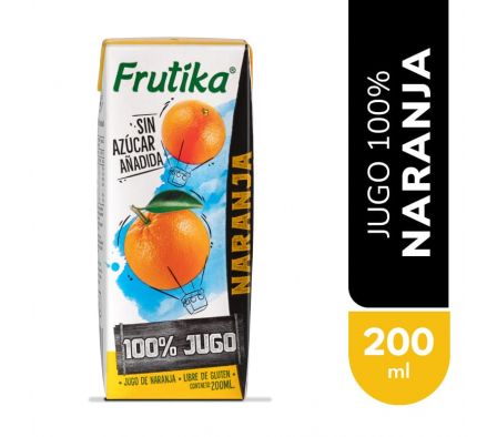 JUGO 100% NARANJA SLIM 200 ML
