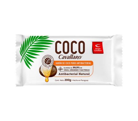 JABON EN PAN CAVALLARO COCO PURO 200GR