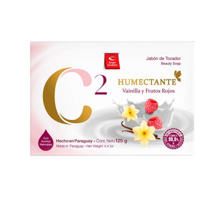 JABON DETOCADOR C2 HUMEC 125G VAIN Y FRUT ROJ