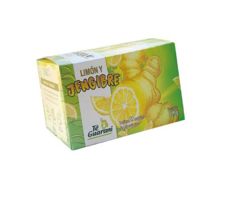 TE GUARANI SABOR LIMON Y JENGIBRE SAQUITOS 20UN