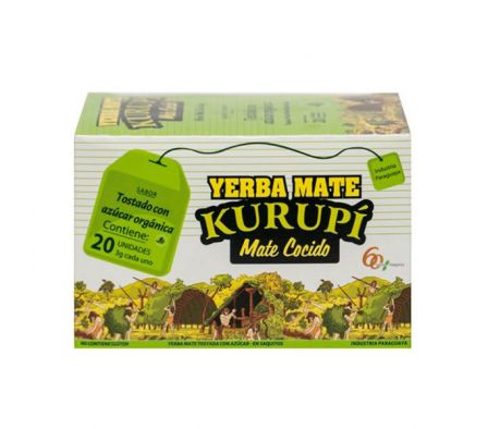 MATE COCIDO GUARANI CON AZUCAR X 20SAQ