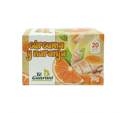 TE GUARANI CURMUMA NARANJA JENGIBRE X 20SAQ