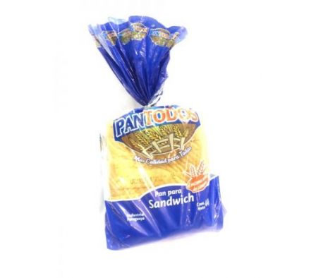 PAN DE SANDWICH PANTODOS BLANCO 460GR