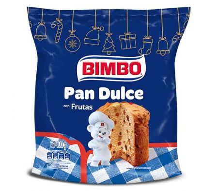 PAN DULCE BIMBO FRUTA 400GR