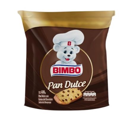 PAN DULCE BIMBO GOTAS DE CHOCOLATE 400GR