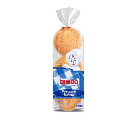 PAN BIMBO P/ LOMITO 6UN 450GR