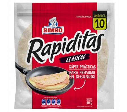 RAPIDITAS BIMBO CLASICAS 310GR