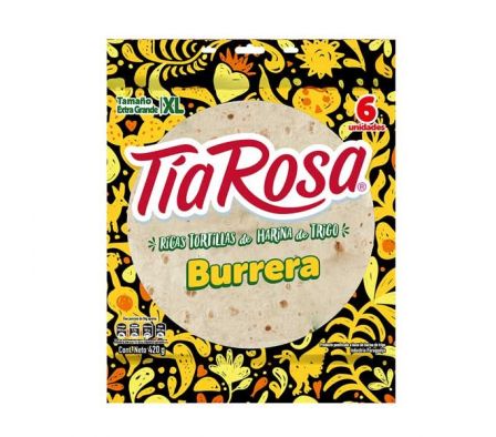 TORTILLA TIA ROSA BURRERA 6PZS 420GR