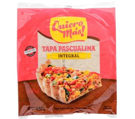 TAPA P/PASCUALINA QUIERO MAS INTEGRAL 2UN