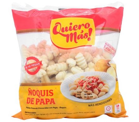 ÑOQUIS QUIERO MAS DE PAPA 1KG