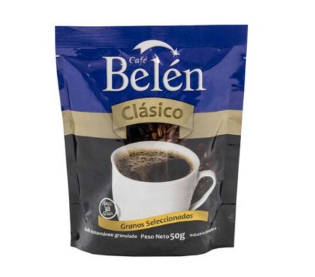 CAFE BELEN CLASICO GRANOS SELECCIONADOS 50GR