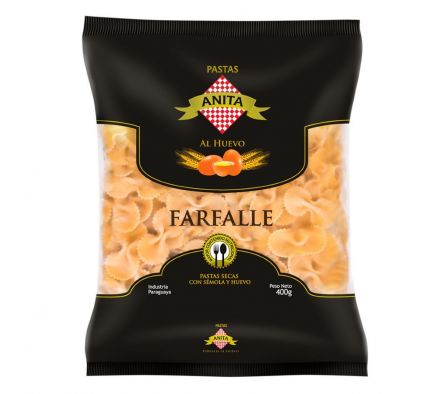 FIDEO ANITA FARFALLE AL HUEVO 400GR