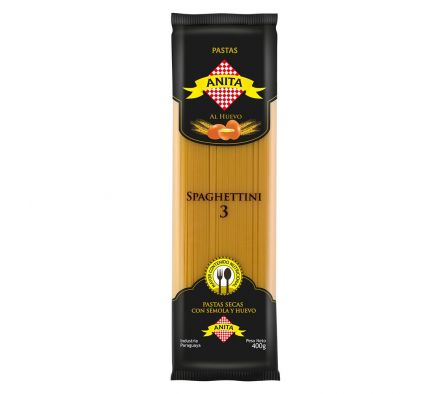 FIDEO ANITA SPAGHETTINI AL HUEVO 400GR