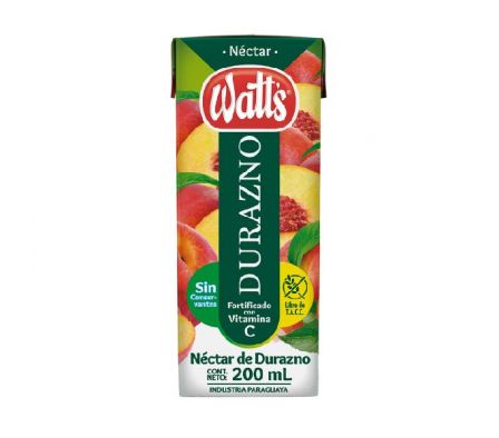 JUGO WATTS NECTAR DURAZNO 200ML
