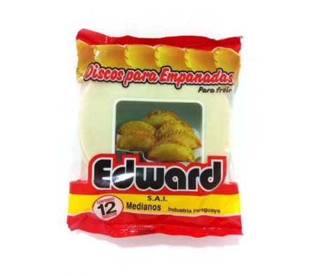 TAPA EMPANADA EDWARD MEDIANO PARA FREIR 12UN