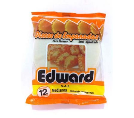 TAPA EMPANADA EDWARD MEDIANO PARA HORNO 12UN