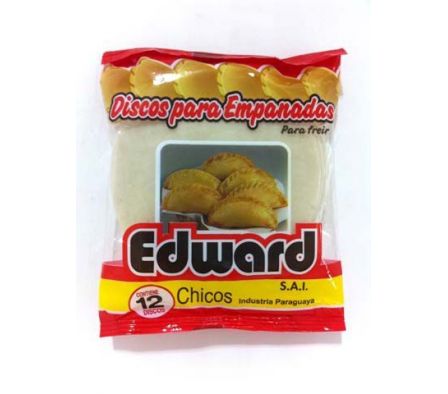 TAPA EMPANADA EDWARD CHICO PARA FREIR 12UN