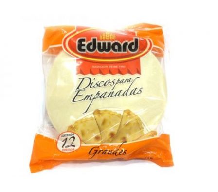 TAPA EMPANADA EDWARD GRANDE PARA HORNO 12UN