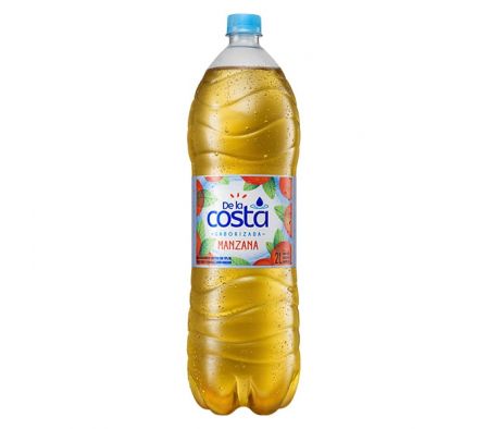 AGUA SABORIZADA DE LA COSTA MANZANA 2L