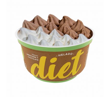HELADOS AMANDAU DIET AMERICANA CHOCOLATE