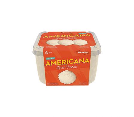 HELADO AMANDAU CLASSIC AMERICANA & DDL 1,3L