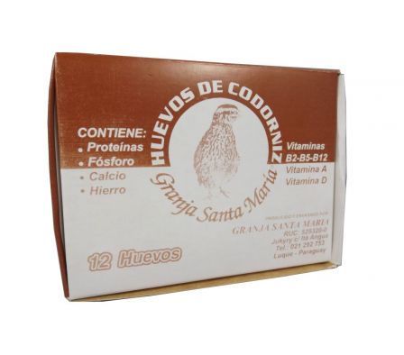 HUEVO DE CODORNIZ SANTA MARIA 12UN