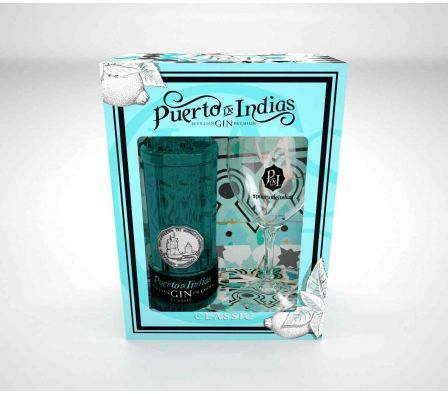 PACK GIN PUERTO DE INDIAS CLASSIC + COPA  
