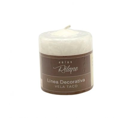VELA RILAPE TACO BLANCO 05CM 