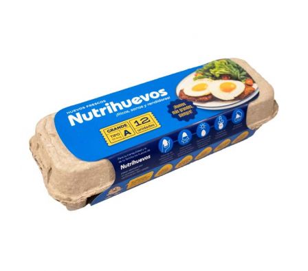 HUEVO NUTRIHUEVOS TIPO A 12UN