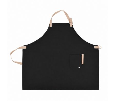 DELANTAL PILAR MASCULINO NEGRO/VERDE